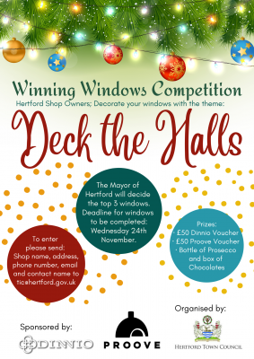 Image for Hertford Retailers Invited to Enter Winning Windows Christmas Competition