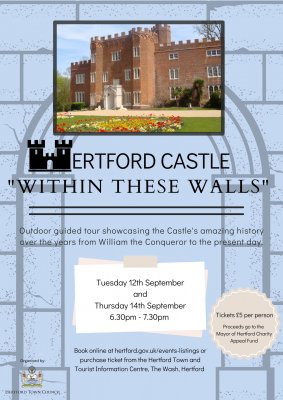 Image for Hertford Castle 'Within These Walls' Tour