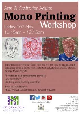 Image for Arts & Crafts for Adults: Mono Printing Workshop