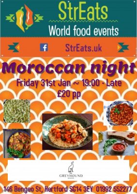 Image for StrEats World Food Event: Moroccan Night