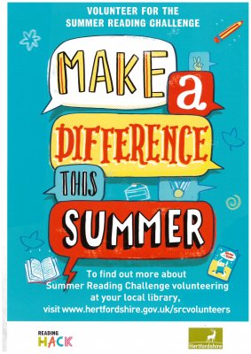 Image for Volunteer for the summer reading challenge