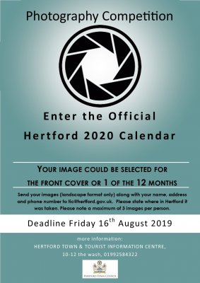 Image for Hertford 2020 Calendar Competition
