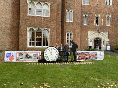 Image for Installation at Hertford Castle to Commemorate Remembrance Sunday