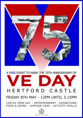 Image for County Town Marks VE Day  at Hertford Castle