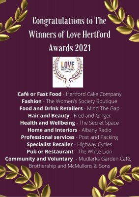 Image for Love Hertford Awards Winners