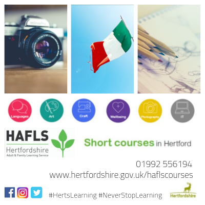 Image for Short Leisure Learning Courses coming to Hertford