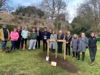Image for King’s tree planted in the grounds of Hertford Castle to mark Coronation