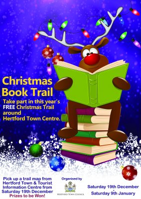 Image for Hertford Christmas Book Trail Free activity around Hertford Town Centre for all the family to enjoy
