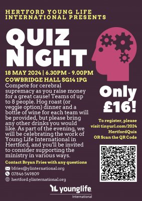 Image for Hertford Young Life - Quiz Night