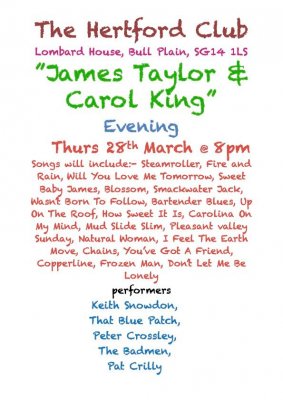 Image for James Taylor & Carol King Evening