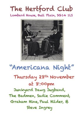 Image for Four Rivers Folk Club - Americana Night