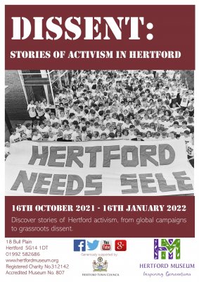 Image for Hertford Museum Exhibition - " Dissent"