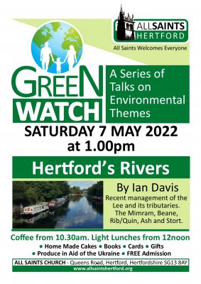 Image for Green Watch Talk - Hertford's Rivers