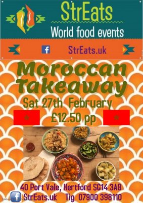 Image for StrEats Saturday Moroccan takeaway