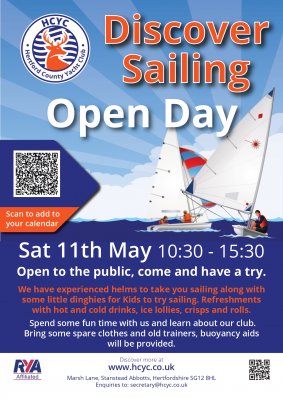 Image for Hertford County Yacht Club- Discover Sailing Open Day