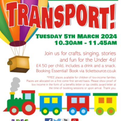 Image for Toddler Tuesdays - Transport!