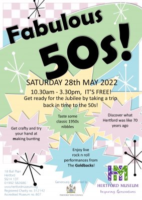 Image for The Fabulous 50s At Hertford Museum