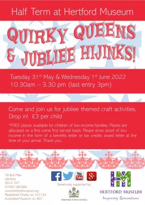 Image for Half term at the Museum: Quirky Queens & Jubilee Hijinks