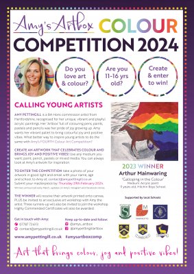 Image for Amy's Artbox Colour Competition 2024