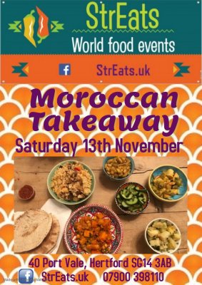 Image for StrEats World Food - Saturday Moroccan Takeaway
