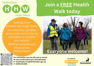 Image for Hertfordshire Health Walks - Summer timetable