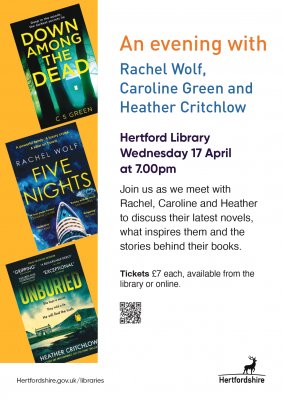 Image for An evening with Rachel Wolf, Heather Critchlow and Caroline Green