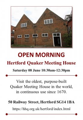 Image for Quaker Meeting House - Open Morning