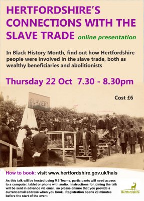 Image for Hertfordshire's Connections with the Slave Trade