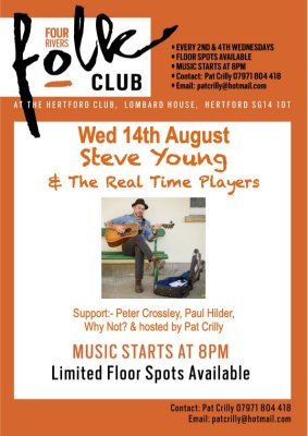 Image for Four Rivers Folk Club - Steve Young