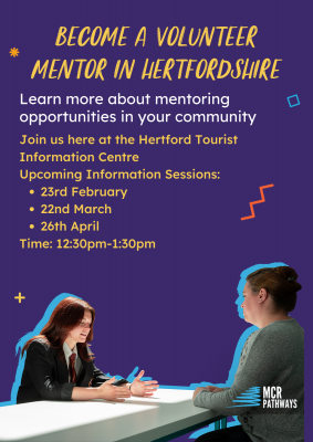 Image for MCR Pathways - Share an Hour - Become a Mentor