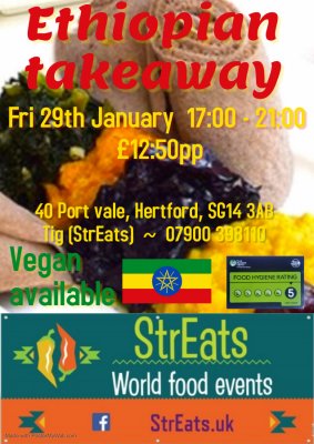 Image for StrEats Friday Ethiopian takeaway