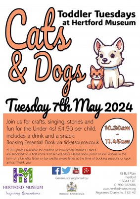 Image for Toddler Tuesdays - Cats & Dogs