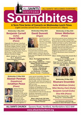 Image for Soundbites  -Wednesday Lunchtime Concerts