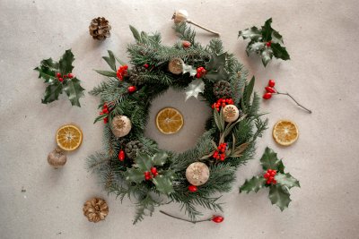 Image for Flowered Up - Christmas Wreath Making workshops