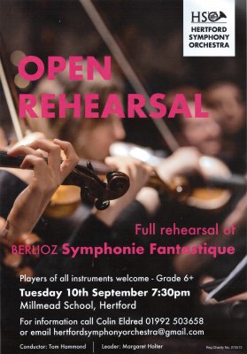 Image for Hertford Symphony Orchestra - Open Rehearsals