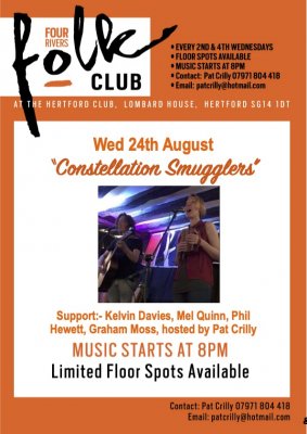 Image for Four Rivers Folk Club - Constellation Smugglers