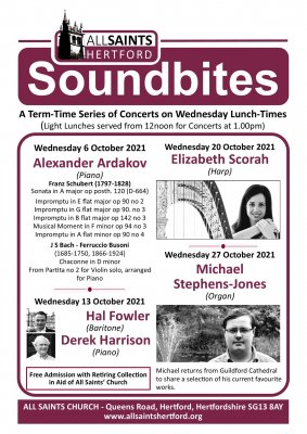 Image for Soundbites - Wednesday Lunchtime Concerts