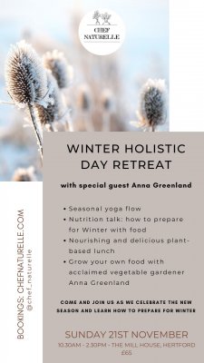 Image for Winter Holistic Day Retreat with Chef Naturelle